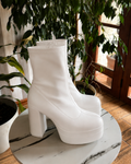 Botín Estilo Bratz Blanco
